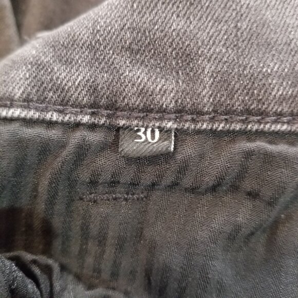 7 For All Mankind The Original Bootcut in Shade Belle Sz 30 – Long Inseam Black - Picture 4 of 12